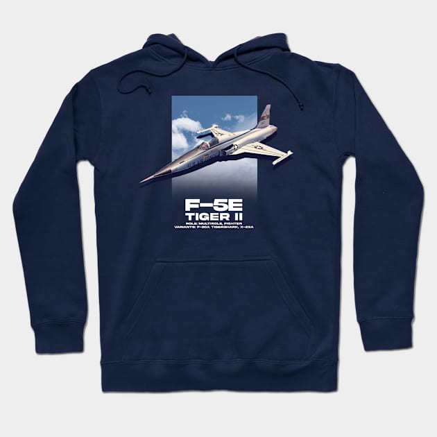 F-5E Tiger II Fighter Hoodie by Distant War